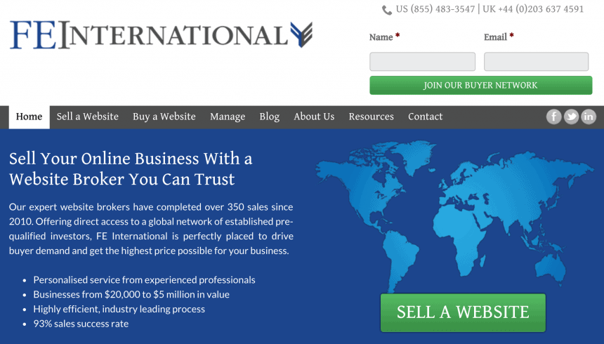 flip websites on fe international