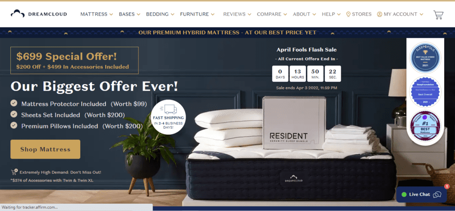 dreamcloud high ticket affiliate program