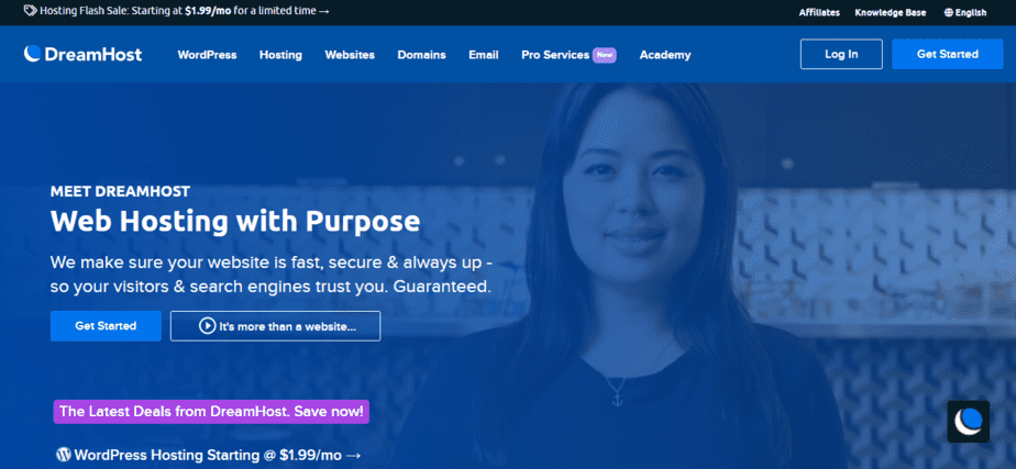 dreamhost web hosting