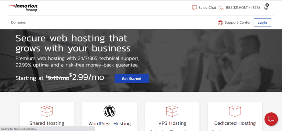 inmotion web hosting