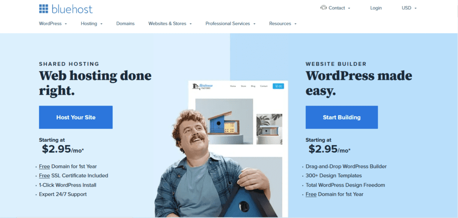 bluehost web hosting