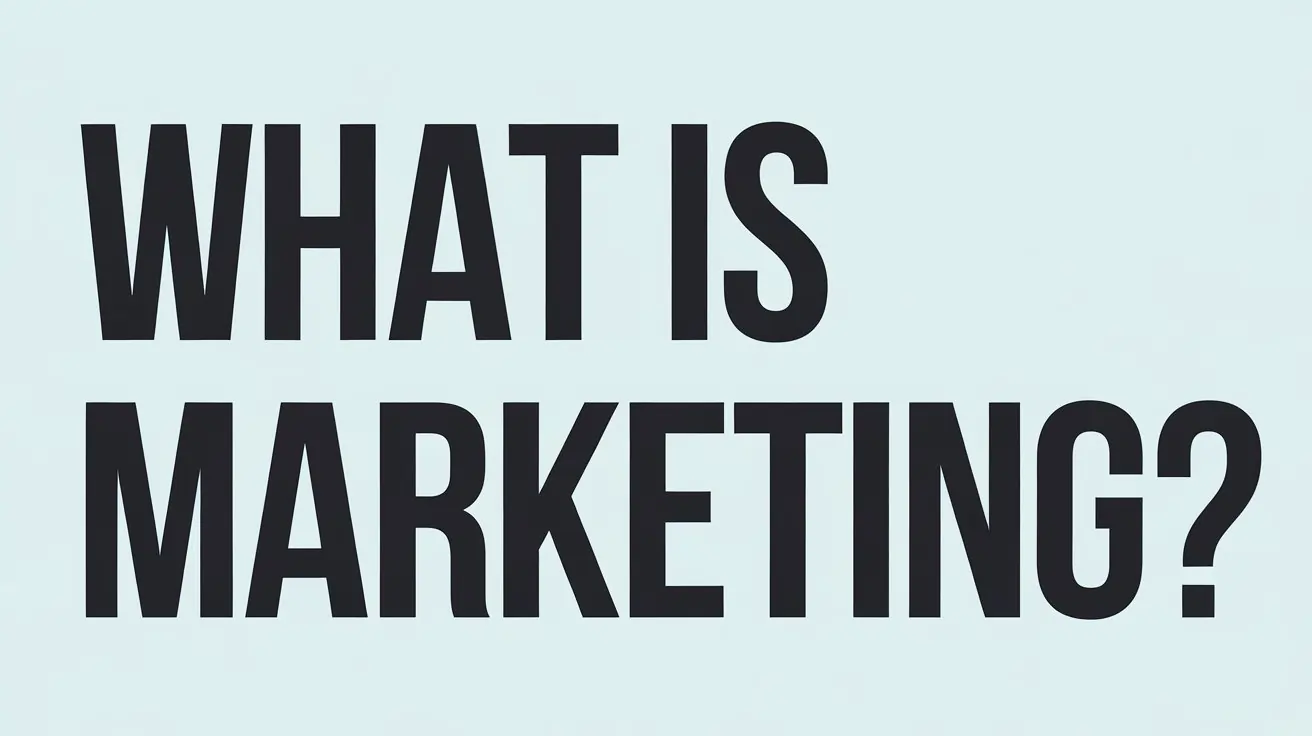 What Is Marketing?