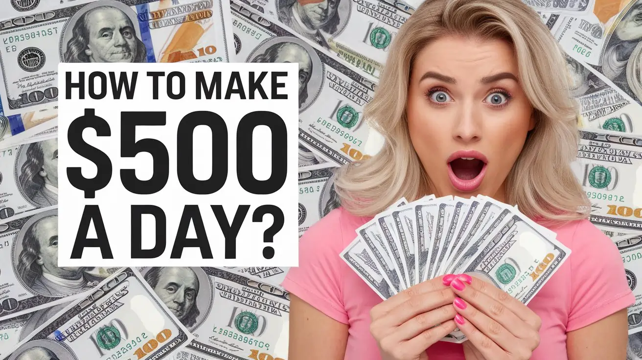 How To Earn $500 A Day?