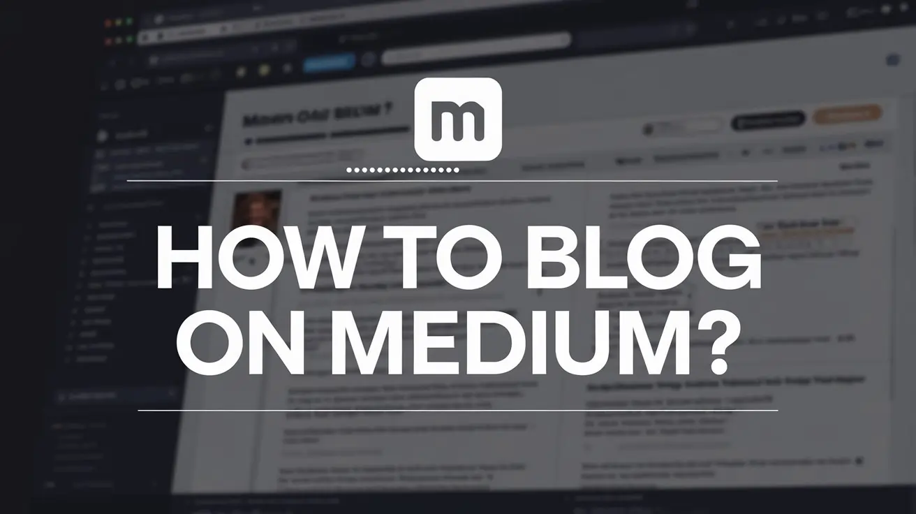 blogging on medium