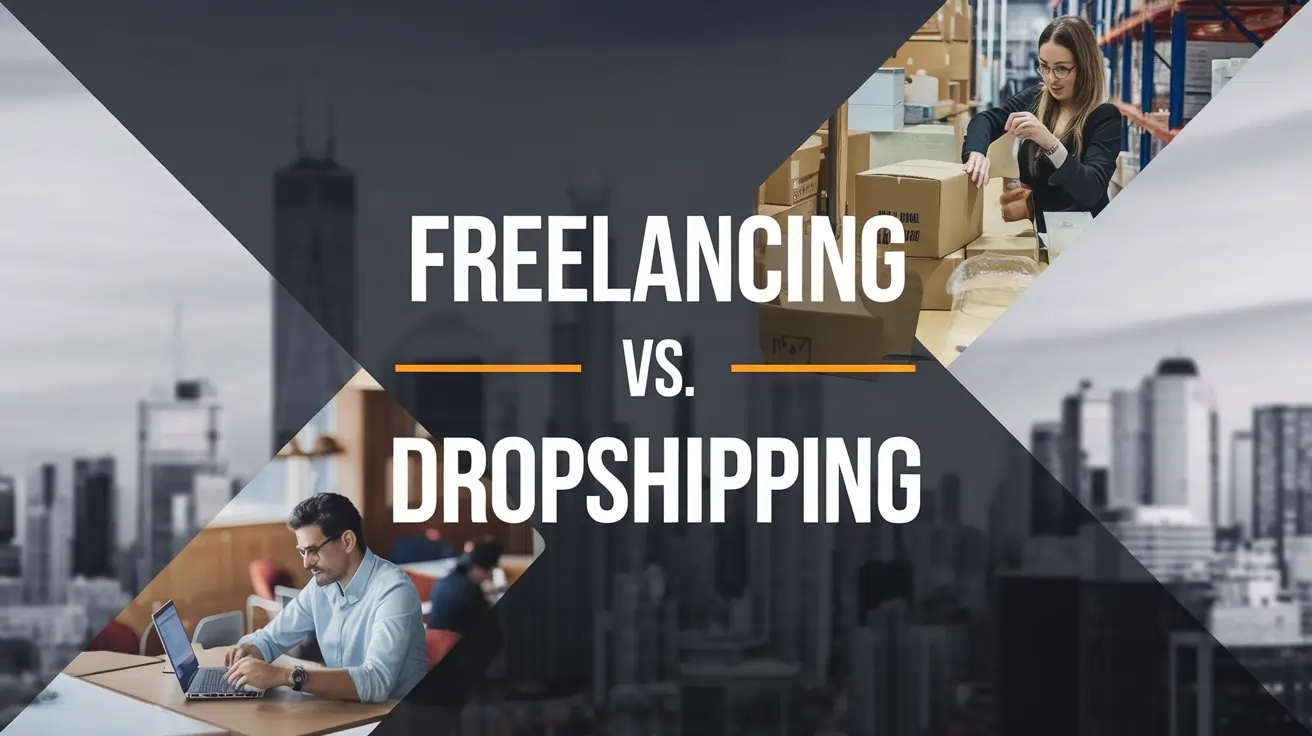 What's the difference between freelancing and dropshipping?